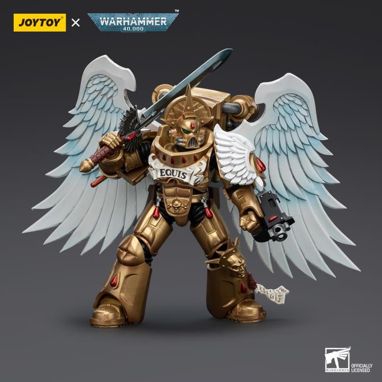 Warhammer 40K Blood Angels Sanguinary Guard with Encarmine Sword (Ver. 2) 1/18 Scale Action Figure Gallery Image 5