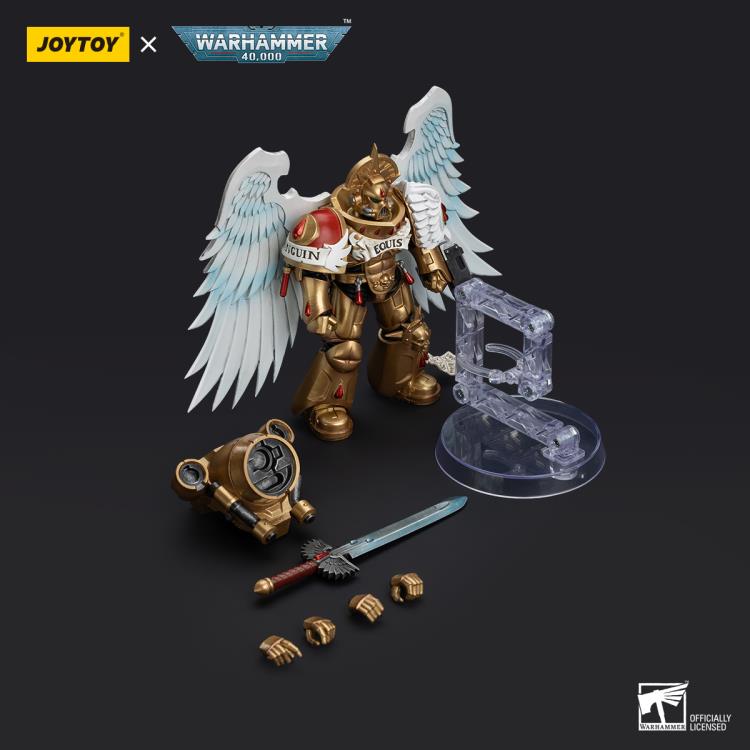 Warhammer 40K Blood Angels Sanguinary Guard with Encarmine Sword (Ver. 2) 1/18 Scale Action Figure Gallery Image 7