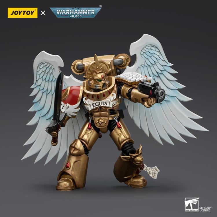 Warhammer 40K Blood Angels Sanguinary Guard with Encarmine Sword (Ver. 2) 1/18 Scale Action Figure Gallery Image 6