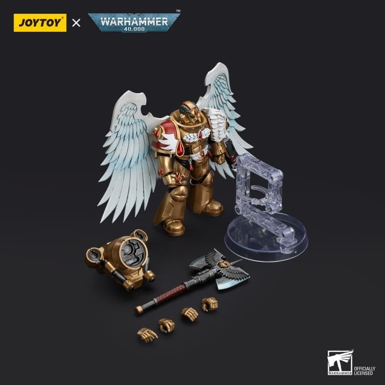 Warhammer 40K Blood Angels Sanguinary Guard with Encarmine Axe 1/18 Scale Action Figure Gallery Image 7