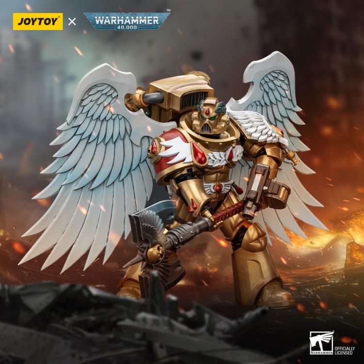 Warhammer 40K Blood Angels Sanguinary Guard with Encarmine Axe 1/18 Scale Action Figure Gallery Image 8