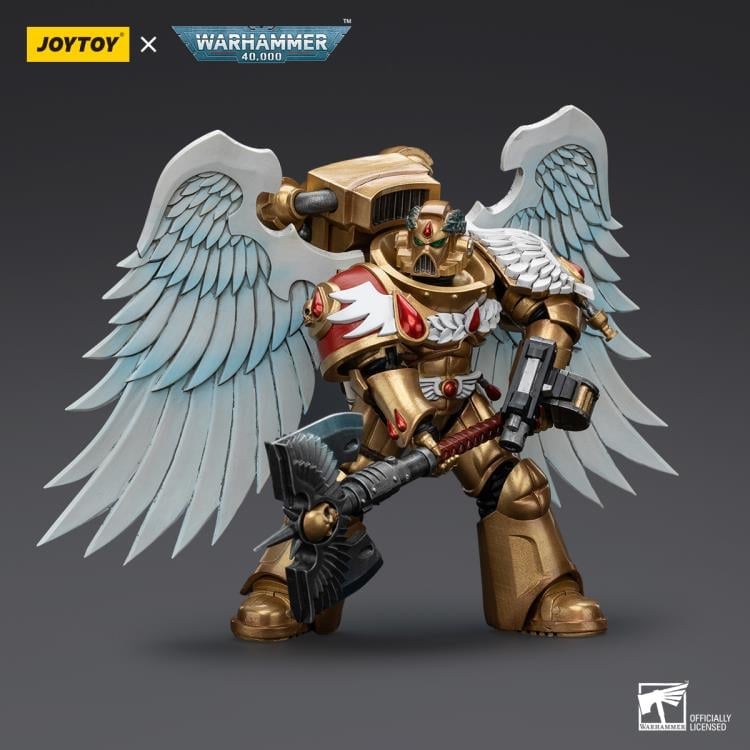 Warhammer 40K Blood Angels Sanguinary Guard with Encarmine Axe 1/18 Scale Action Figure Gallery Image 6