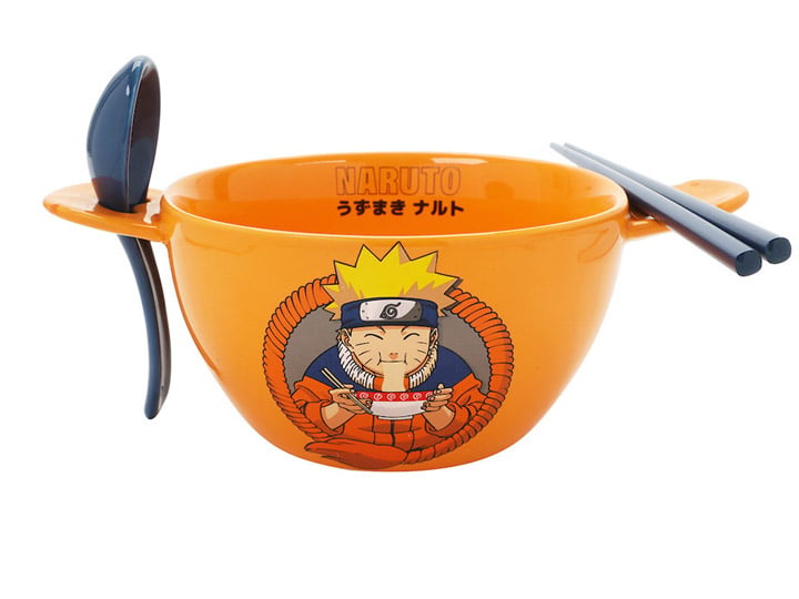 Naruto: Shippuden Ceramic Ramen Bowl with Spoon & Chopsticks Gallery Image 1