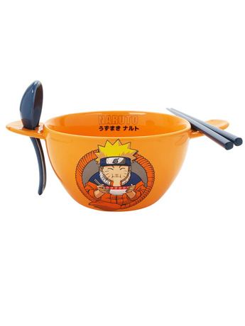 Naruto: Shippuden Ceramic Ramen Bowl with Spoon & Chopsticks Gallery Image 2