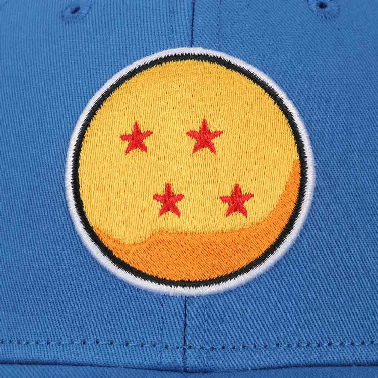 Dragon Ball Z Four Star Dragon Ball Embroidered Snapback Hat Gallery Image 7
