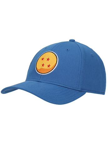 Dragon Ball Z Four Star Dragon Ball Embroidered Snapback Hat Gallery Image 2