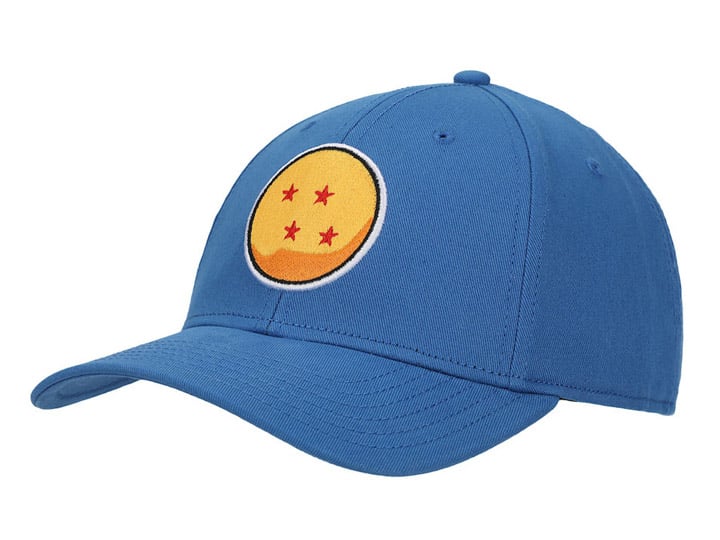 Dragon Ball Z Four Star Dragon Ball Embroidered Snapback Hat Gallery Image 1
