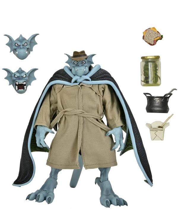 Disney's Gargoyles Ultimate Detective Broadway "Silver Falcon" (With Closed Wings) Action Figure Gallery Image 13