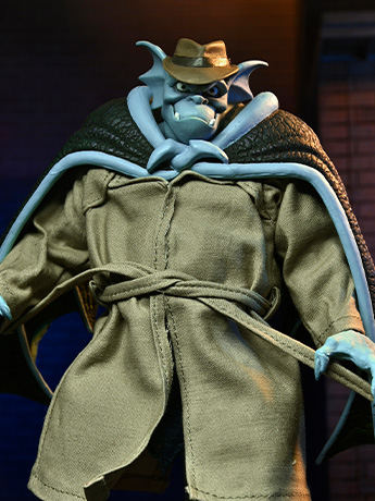 Disney's Gargoyles Ultimate Detective Broadway "Silver Falcon" (With Closed Wings) Action Figure Gallery Image 2