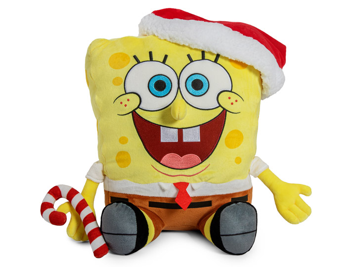 SpongeBob SquarePants HugMe Santa SpongeBob 16" Shake Action Plush Gallery Image 1