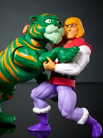Masters of the Universe: Origins Prince Adam & Cringer (Cartoon Collection) Two-Pack (Multi-Language Packaging) Gallery Image 2