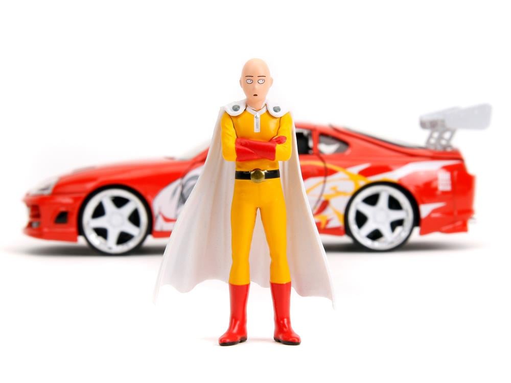 One-Punch Man Hollywood Rides Saitama Figure & 1995 Toyota Supra 1/24 Scale Model Gallery Image 9