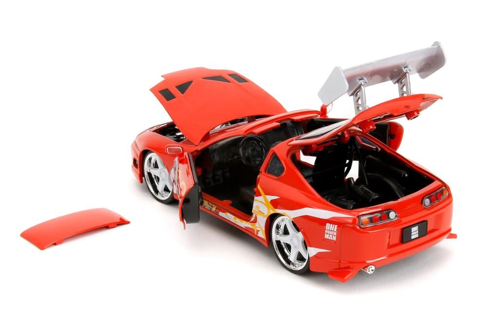 One-Punch Man Hollywood Rides Saitama Figure & 1995 Toyota Supra 1/24 Scale Model Gallery Image 8