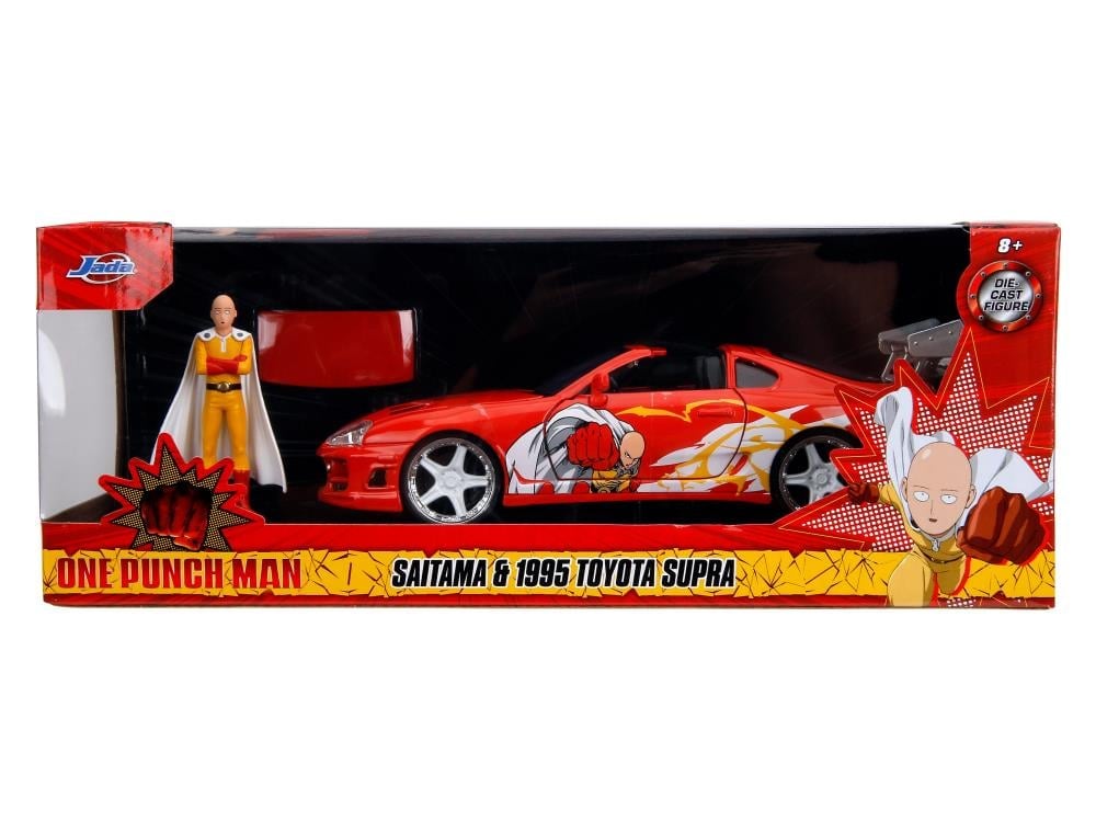 One-Punch Man Hollywood Rides Saitama Figure & 1995 Toyota Supra 1/24 Scale Model Gallery Image 12