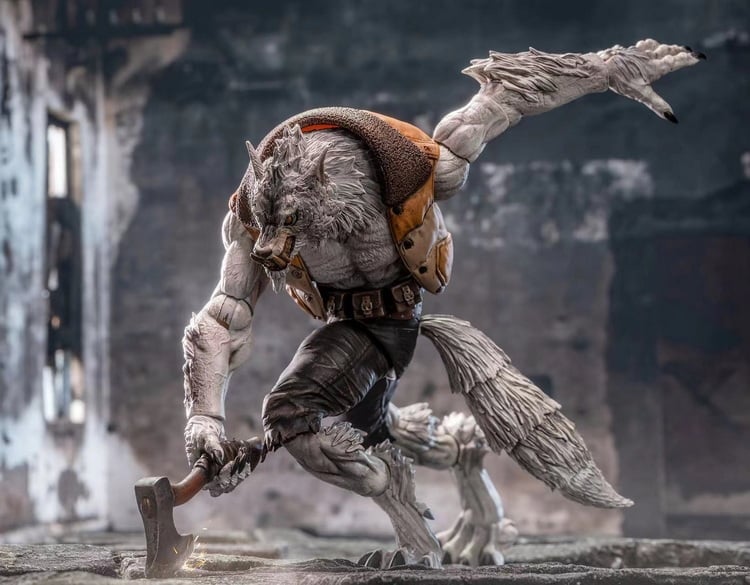 FuRay Planet Veteran William (White Wolf Ver.) 1/12 Scale Exclusive Action Figure Gallery Image 4