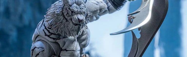 Image of FuRay Planet Blade Master Weng (White Tiger Ver.) 1/12 Scale Exclusive Action Figure