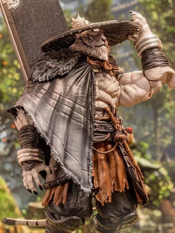 ふ*ち様 10フランク  Warriors of the World FuRay Planet Blade Master Weng (White Tiger Ver.) 1/12 Scale