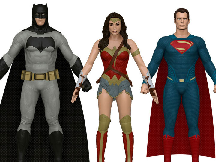 Batman v Superman Bendable Figure Three Pack Gallery Image 1