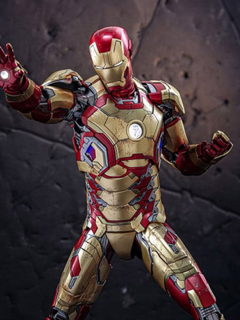 Iron Man 3 MMS758D65 Iron Man Mark XLII (2.0) 1/6th Scale Collectible Figure Gallery Image 2