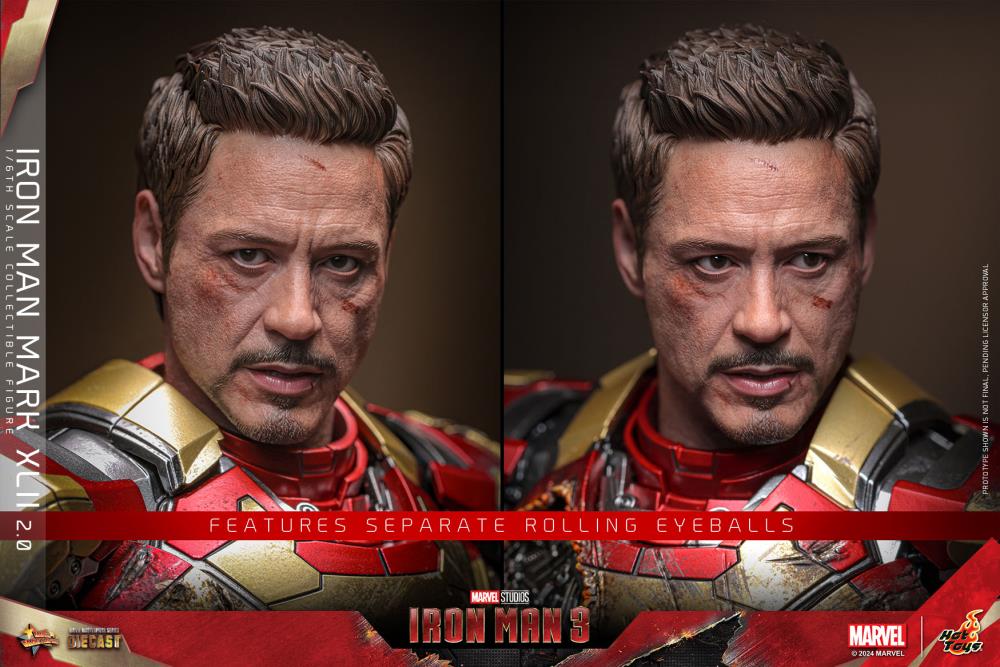 Iron Man 3 MMS758D65 Iron Man Mark XLII (2.0) 1/6th Scale Collectible Figure Gallery Image 17
