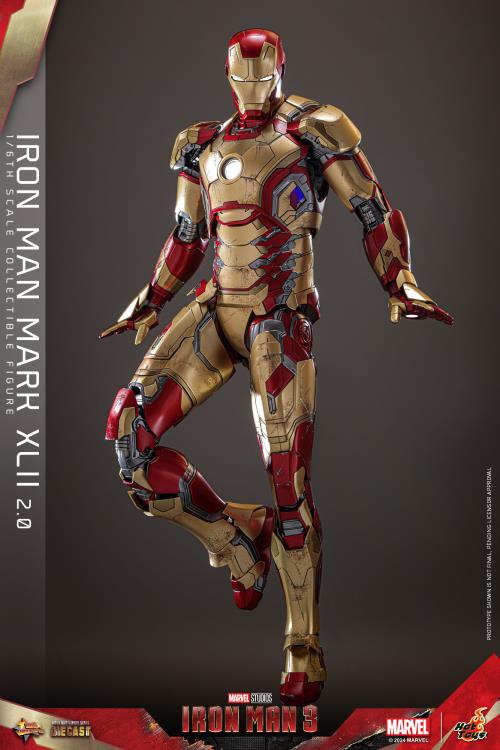 Iron Man 3 MMS758D65 Iron Man Mark XLII (2.0) 1/6th Scale Collectible Figure Gallery Image 4