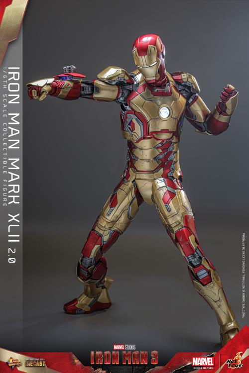 Iron Man 3 MMS758D65 Iron Man Mark XLII (2.0) 1/6th Scale Collectible Figure Gallery Image 7