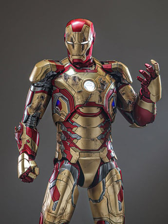 Iron Man 3 MMS758D65B Iron Man Mark XLII (2.0) Deluxe 1/6th Scale Collectible Figure Gallery Image 2
