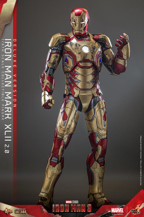 Iron Man 3 MMS758D65B Iron Man Mark XLII (2.0) Deluxe 1/6th Scale Collectible Figure Gallery Image 7