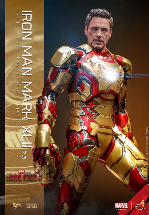Iron Man 3 MMS758D65B Iron Man Mark XLII (2.0) Deluxe 1/6th Scale Collectible Figure Gallery Image 4