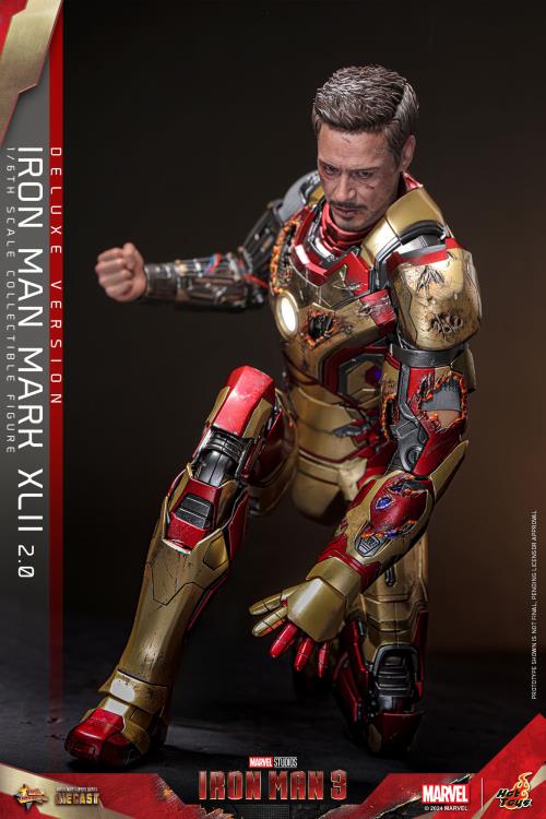 Iron Man 3 MMS758D65B Iron Man Mark XLII (2.0) Deluxe 1/6th Scale Collectible Figure Gallery Image 13