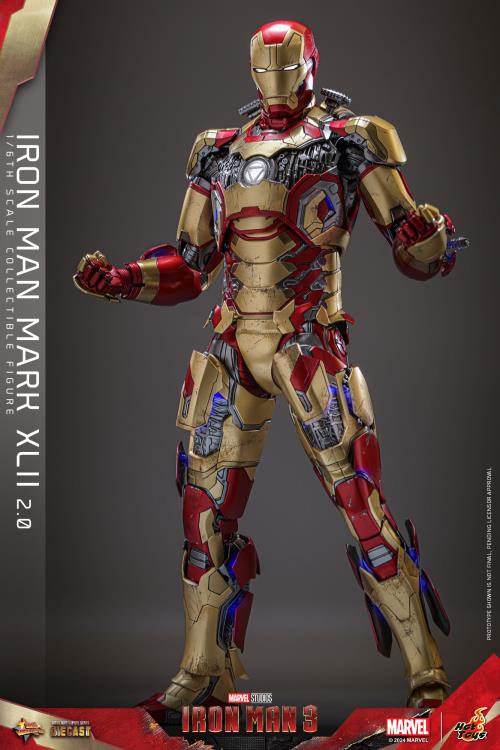 Iron Man 3 MMS758D65B Iron Man Mark XLII (2.0) Deluxe 1/6th Scale Collectible Figure Gallery Image 18
