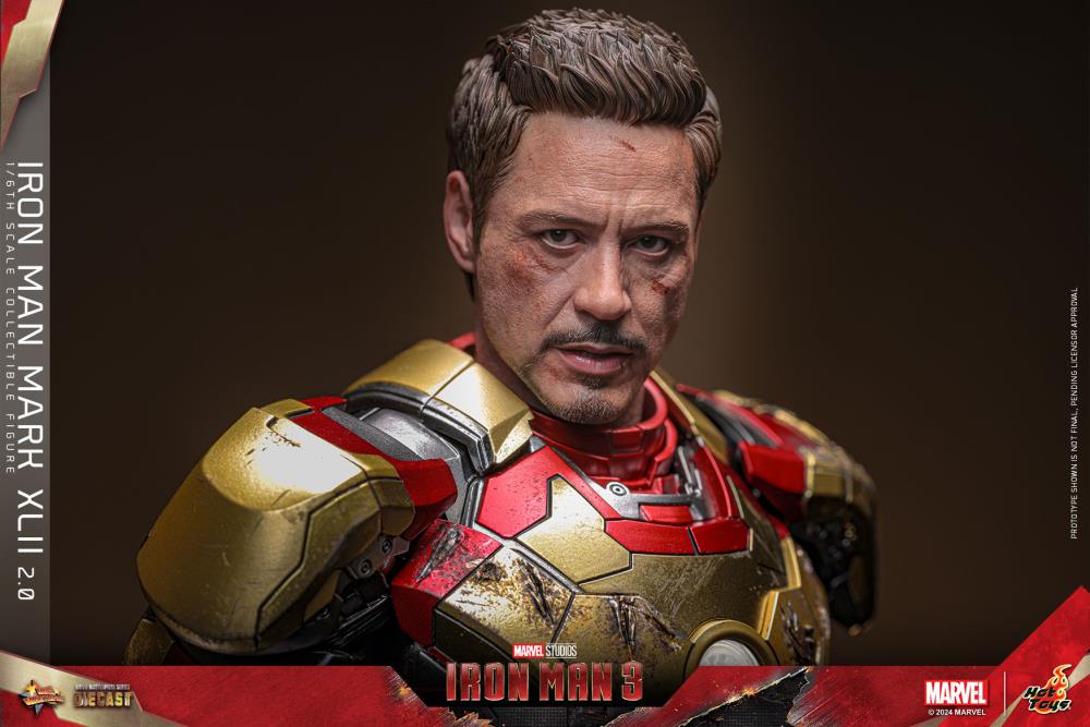 Iron Man 3 MMS758D65B Iron Man Mark XLII (2.0) Deluxe 1/6th Scale Collectible Figure Gallery Image 29