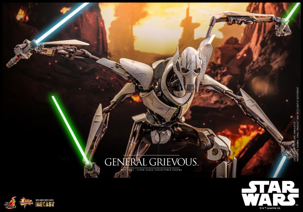Star Wars: Revenge of the Sith MMS760D67 General Grievous 1/6th Scale Collectible Figure Gallery Image 6