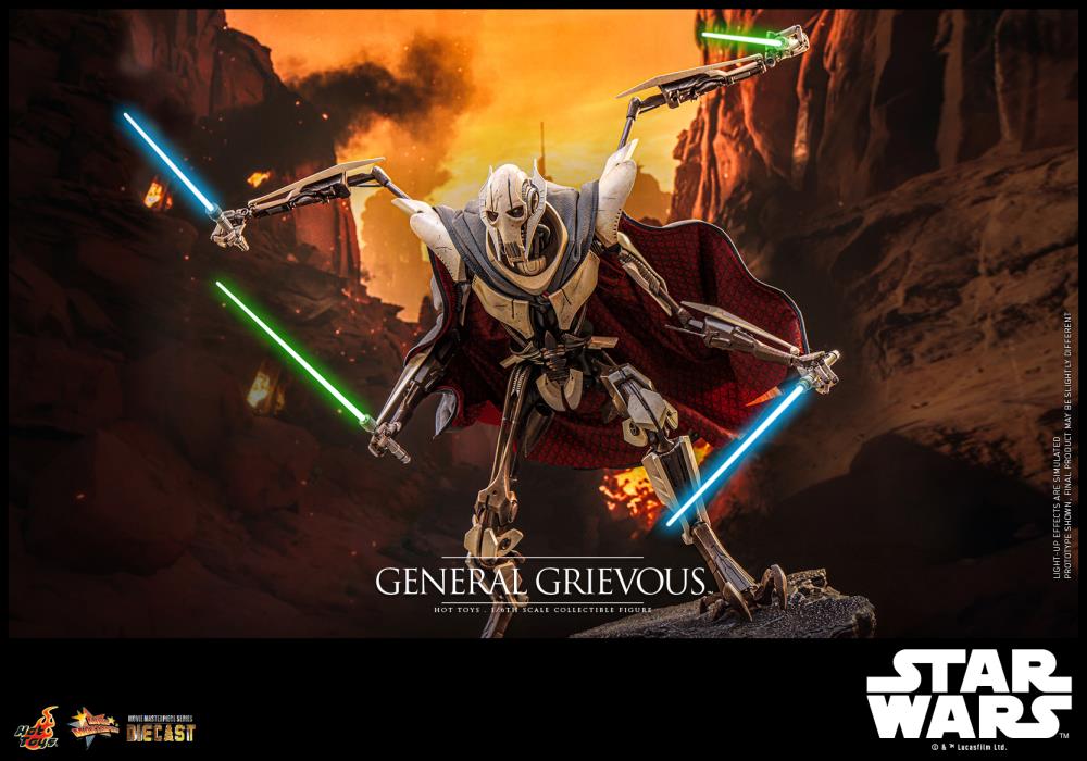 Star Wars: Revenge of the Sith MMS760D67 General Grievous 1/6th Scale Collectible Figure Gallery Image 10