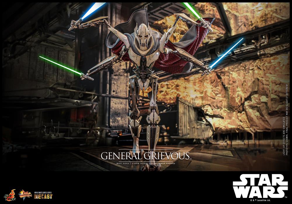 Star Wars: Revenge of the Sith MMS760D67 General Grievous 1/6th Scale Collectible Figure Gallery Image 13