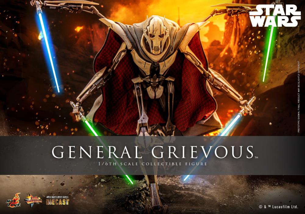 Star Wars: Revenge of the Sith MMS760D67 General Grievous 1/6th Scale Collectible Figure Gallery Image 3
