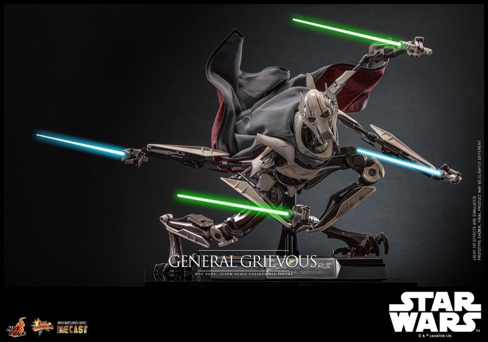 Star Wars: Revenge of the Sith MMS760D67 General Grievous 1/6th Scale Collectible Figure Gallery Image 7