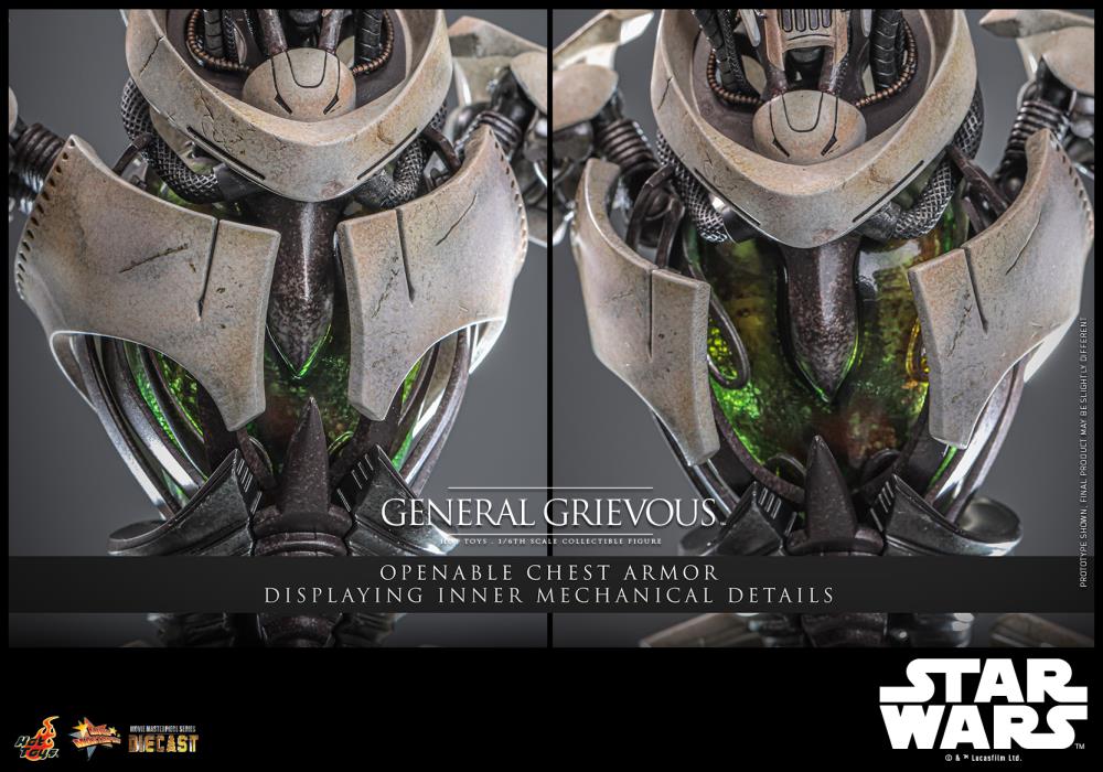 Star Wars: Revenge of the Sith MMS760D67 General Grievous 1/6th Scale Collectible Figure Gallery Image 23