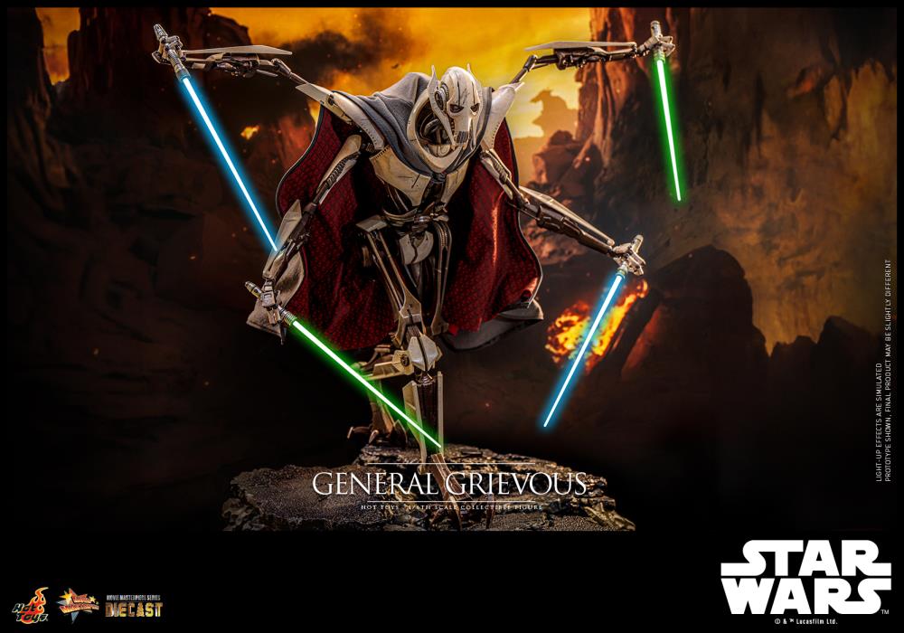 Star Wars: Revenge of the Sith MMS760D67 General Grievous 1/6th Scale Collectible Figure Gallery Image 11
