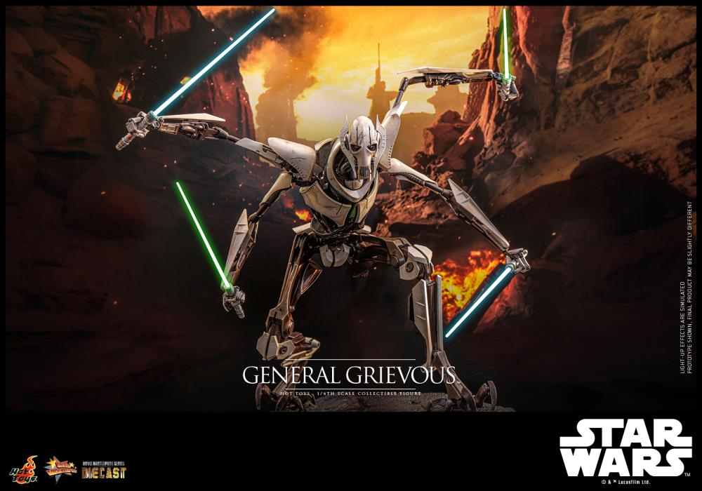 Star Wars: Revenge of the Sith MMS760D67 General Grievous 1/6th Scale Collectible Figure Gallery Image 12