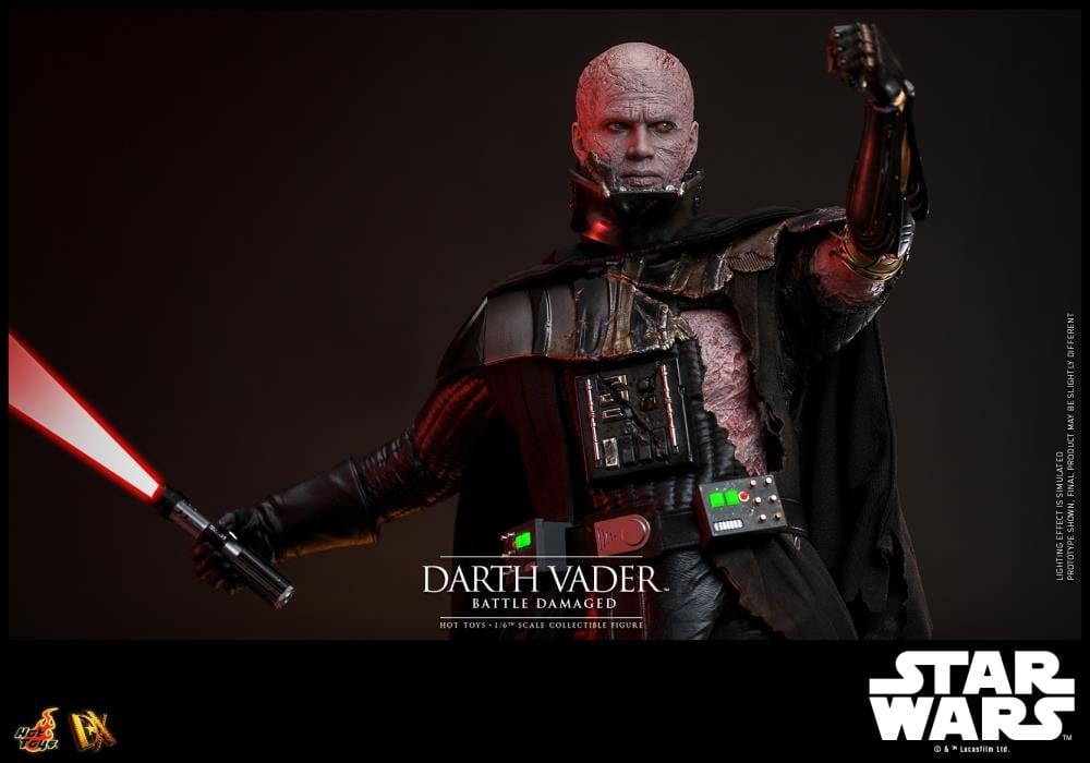 Star Wars DX44 Darth Vader (Battle Damaged) 1/6th Scale Collectible Figure Gallery Image 18