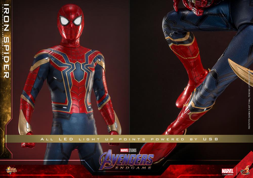 Avengers: Endgame MMS761 Iron Spider 1/6th Scale Collectible Figure Gallery Image 20