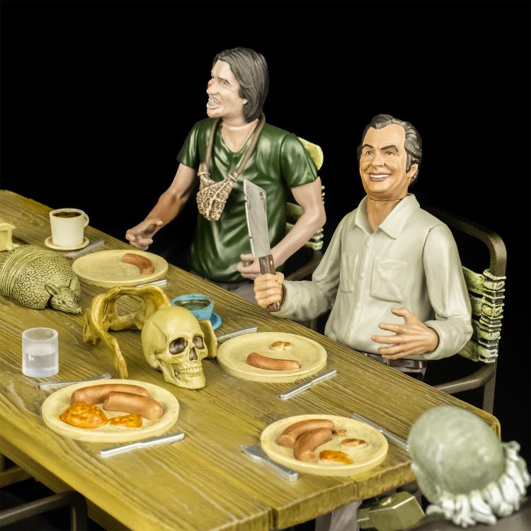 The Texas Chainsaw Massacre (1974) 5" Dinner Scene Playset With Grandpa and Sally Action Figures Gallery Image 16