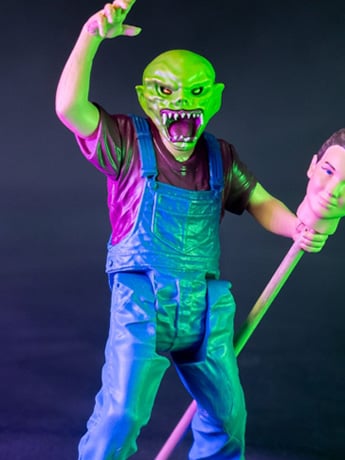 Goosebumps: The Haunted Mask 5" Haunted Mask Action Figure (Curly Build-a-Bonehead) Gallery Image 2