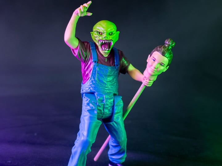 Goosebumps: The Haunted Mask 5" Haunted Mask Action Figure (Curly Build-a-Bonehead) Gallery Image 1