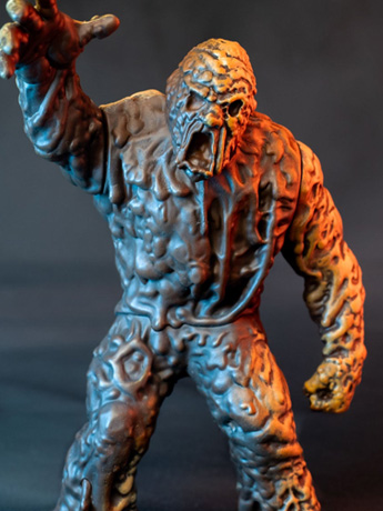 Goosebumps: You Can't Scare Me! 5" Mud Monster Action Figure (Curly Build-a-Bonehead) Gallery Image 2