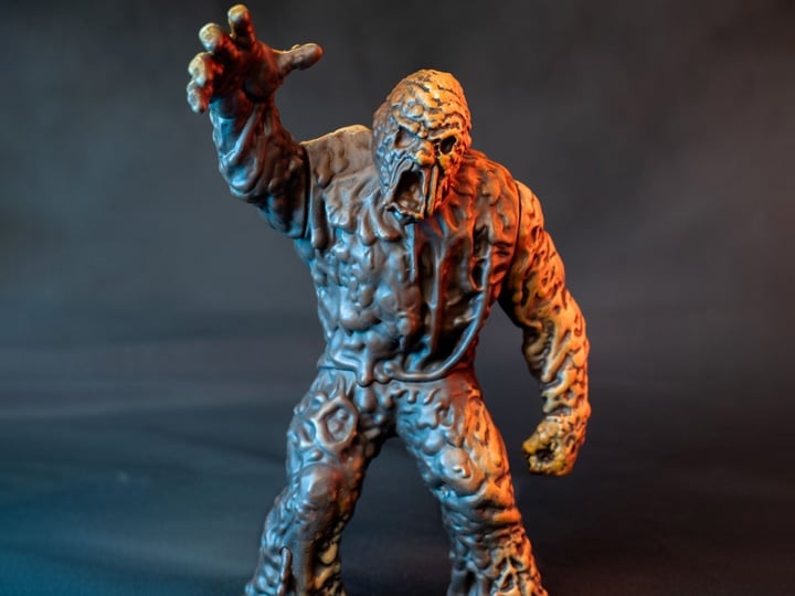 Goosebumps: You Can't Scare Me! 5" Mud Monster Action Figure (Curly Build-a-Bonehead) Gallery Image 1