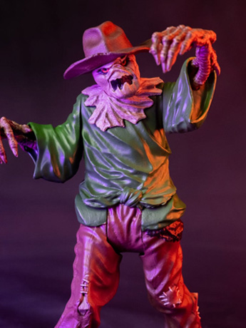 Goosebumps: The Scarecrow Walks at Midnight 5" Scarecrow Action Figure (Curly Build-a-Bonehead) Gallery Image 2