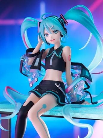 Vocaloid Neon Cyber Hatsune Miku Noodle Stopper Figure Gallery Image 2