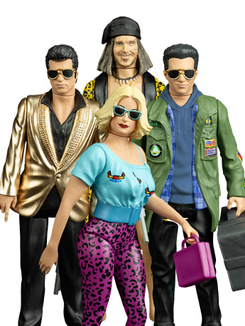 True Romance 5" Set of 4 Action Figures Gallery Image 2